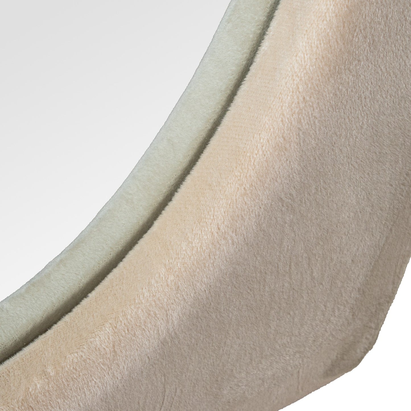 Espejo terciopelo beige TILDA