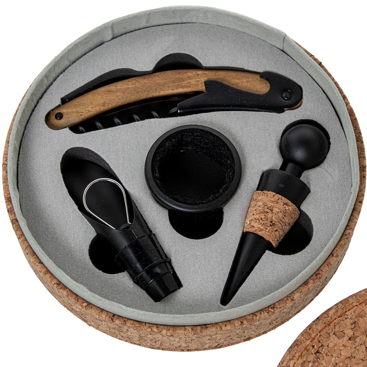 Set de 4 utensilios de vino