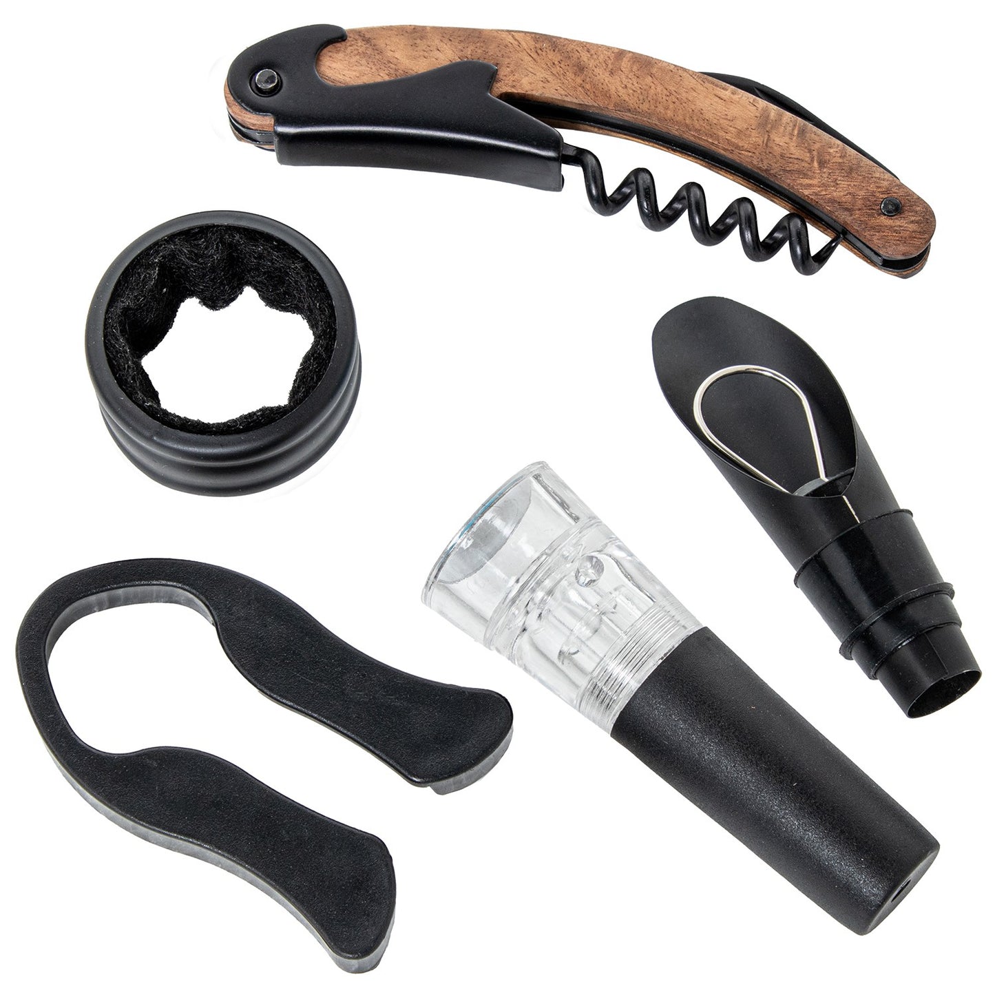 Set de 5 utensilios de vino