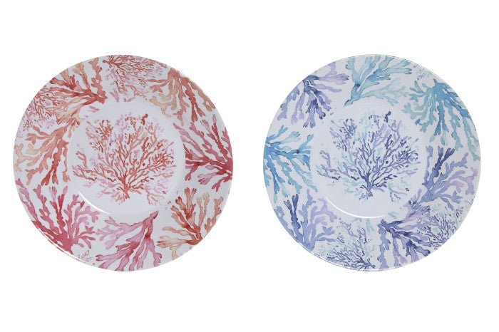Vajilla de melamina 18p Coral Blue