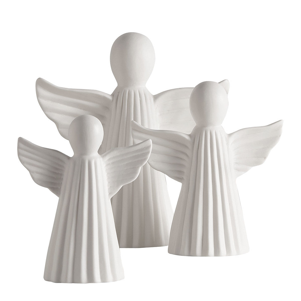 Ángel decorativo de cerámica - Modelo grande