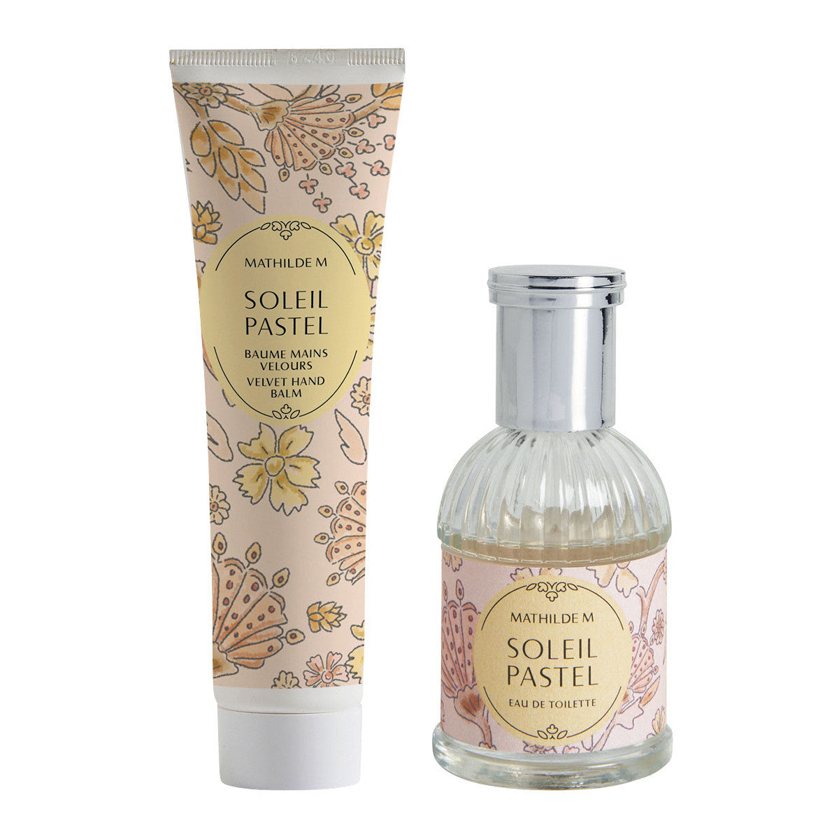 Set eau de toilette 30 ml y bálsamo de manos Velours - Soleil Pastel
