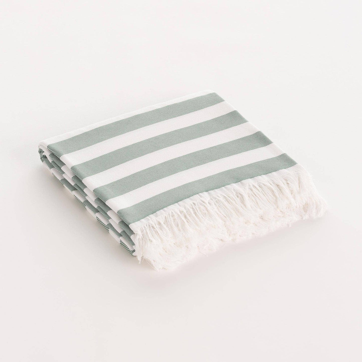 Fouta Pareo Toalla de Playa Algodón Suave con Flecos SALMA: Malva / 190x180 cm