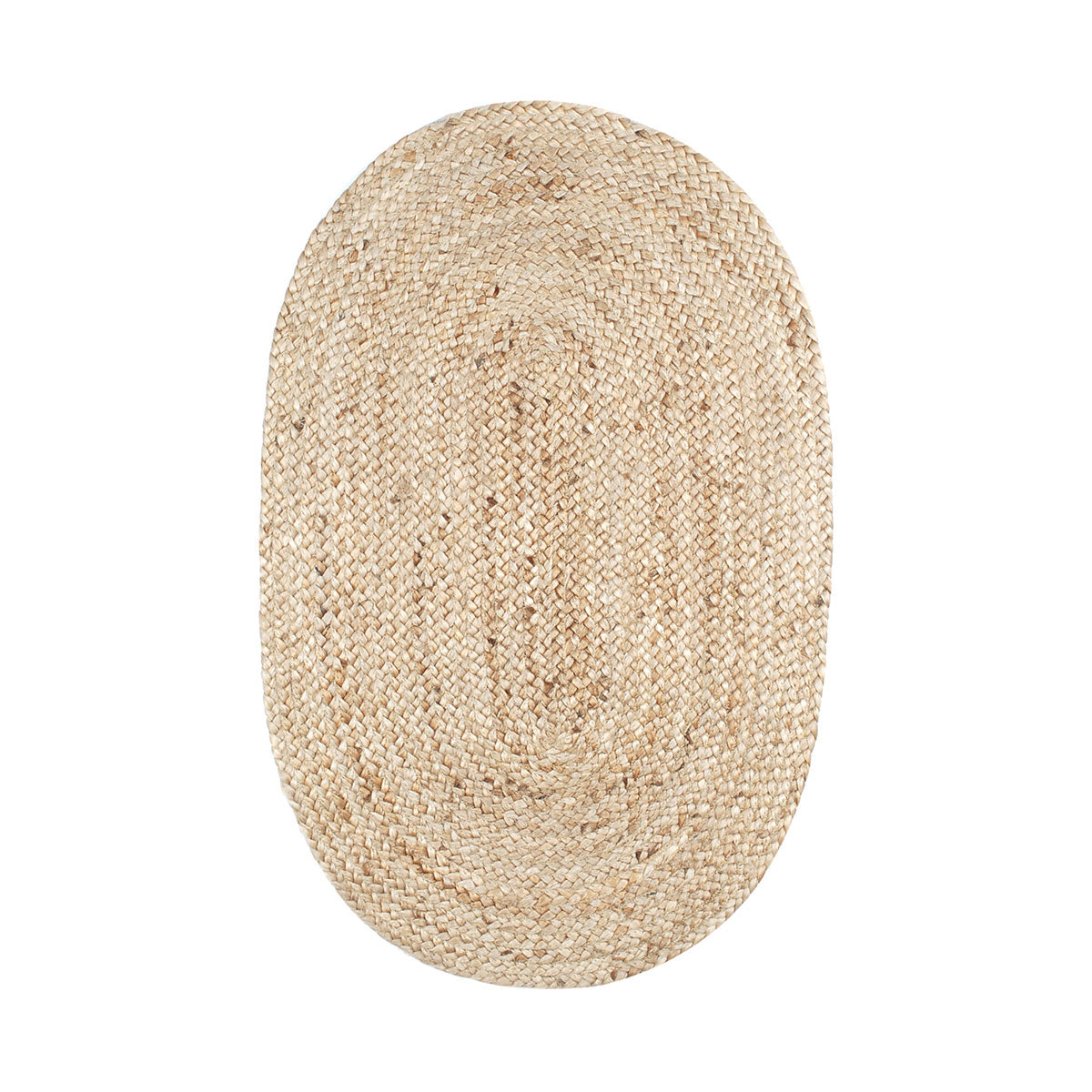 Alfombra oval yute 85x55cm