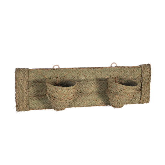 Macetero doble de pared, horizontal