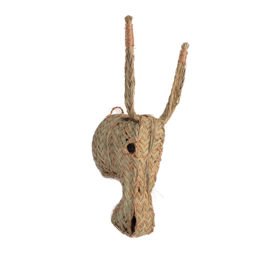Cabeza de burro de esparto