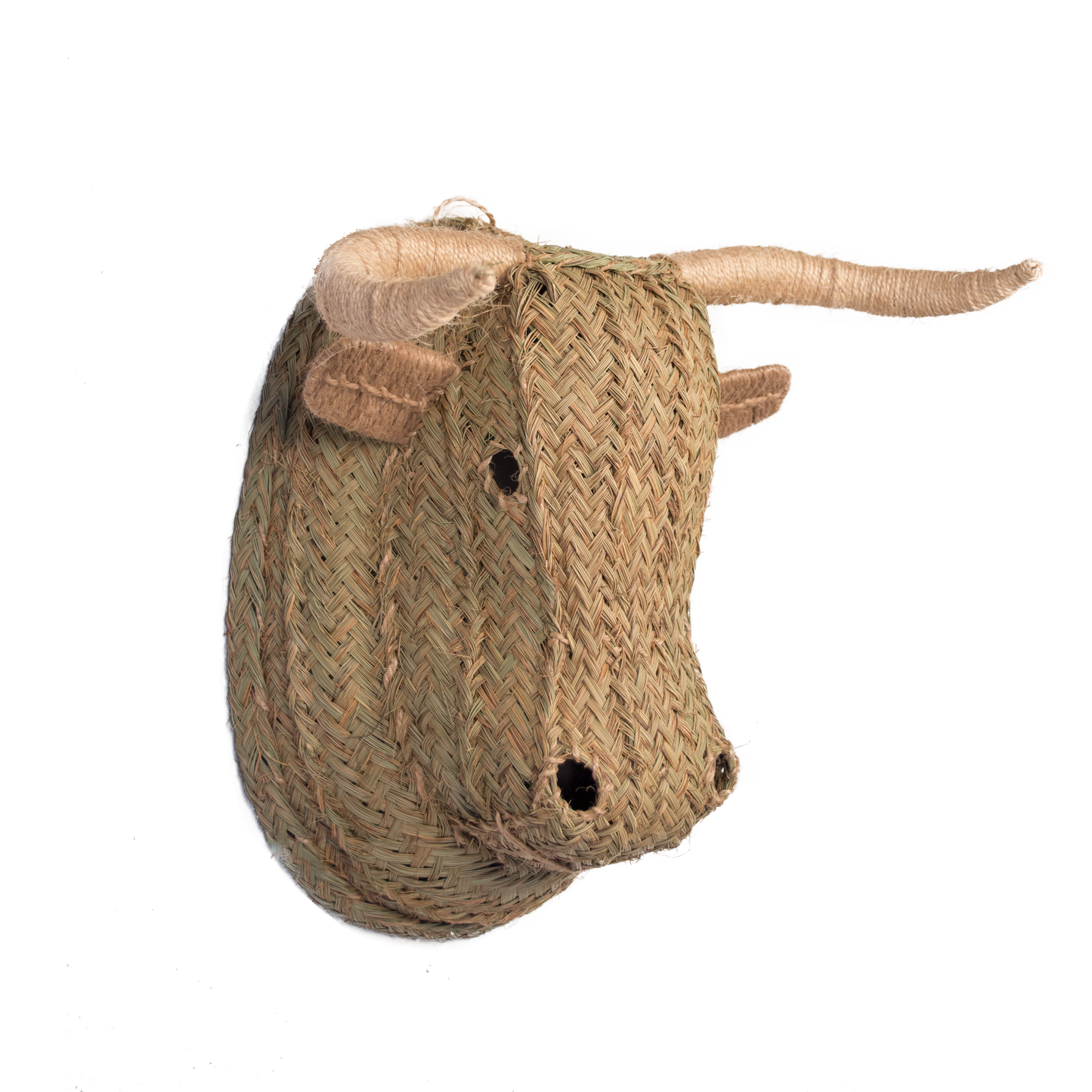 Cabeza de toro de esparto
