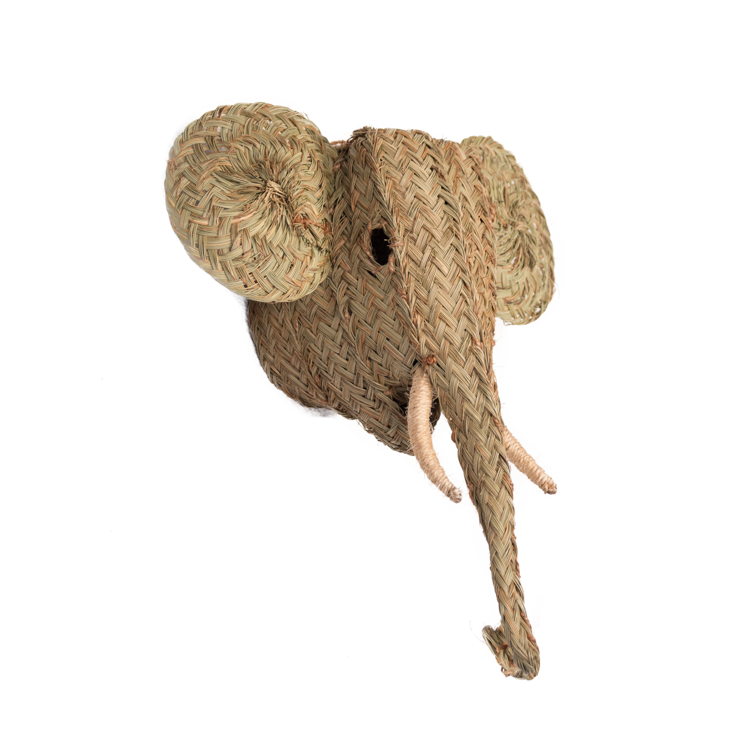 Cabeza de elefante de esparto