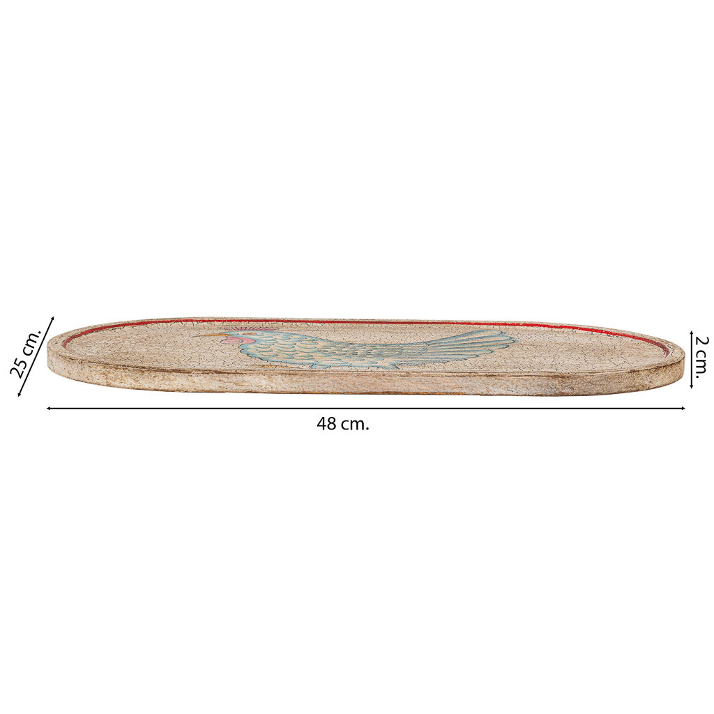 Bandeja Gallina madera de mango
