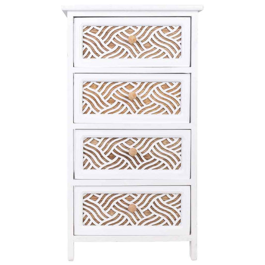 Cajonera de madera blanca