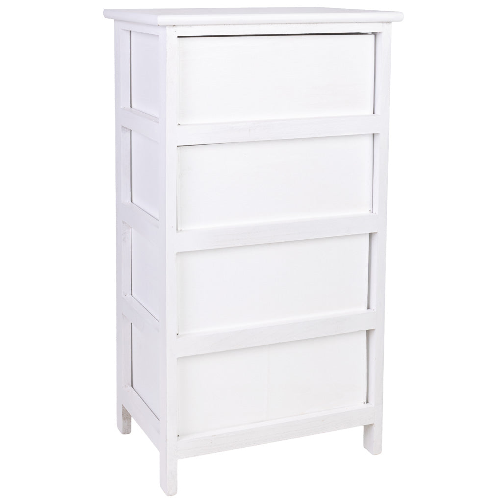 Cajonera de madera blanca