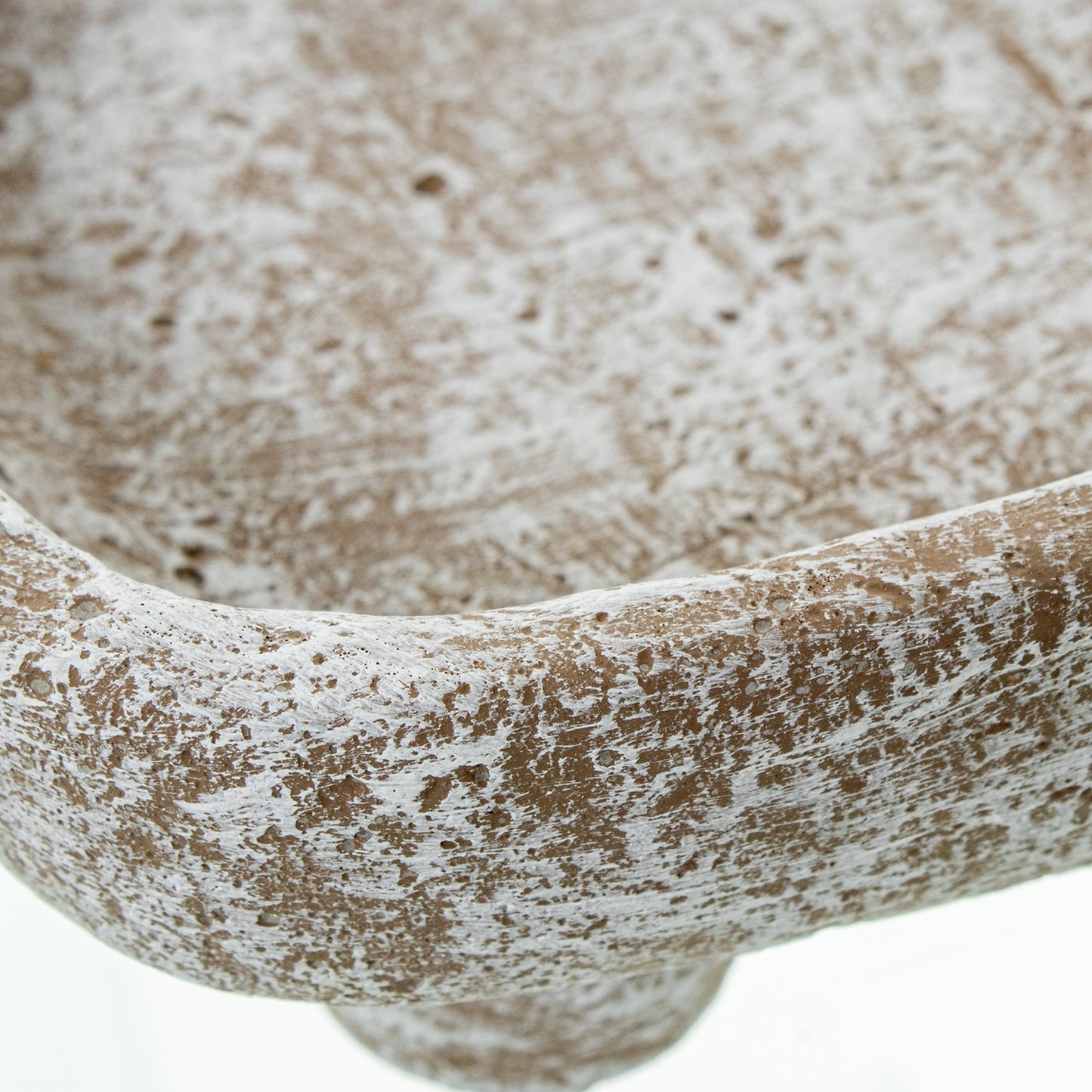Bandeja cerámica blanca