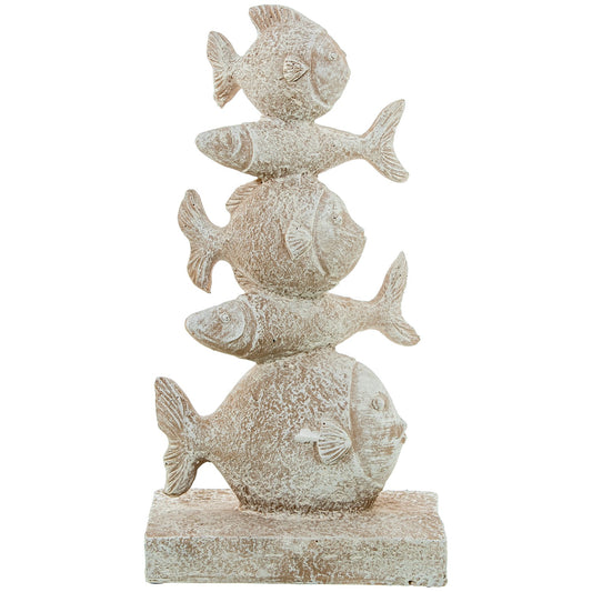 Figura cerámica peces