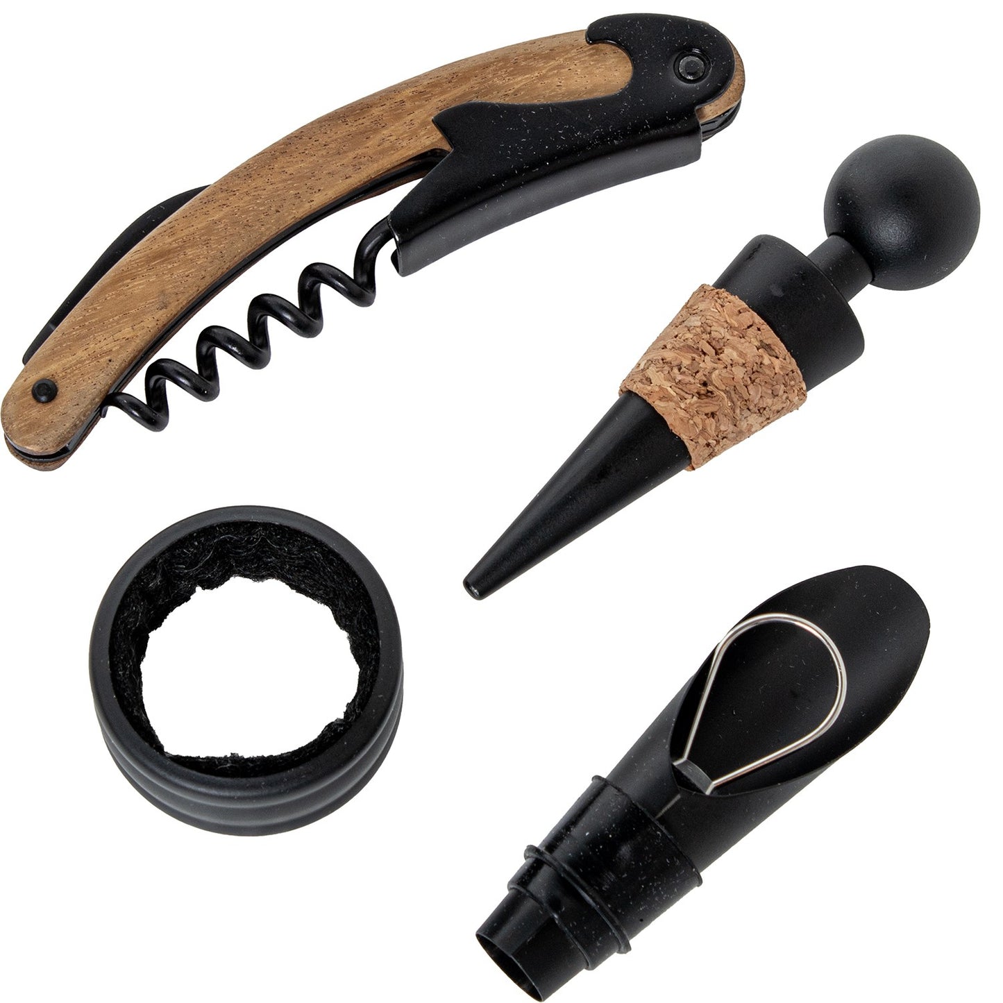 Set de 4 utensilios de vino