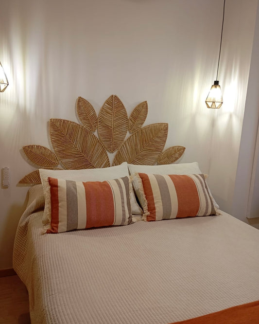 Decoración pared hojas