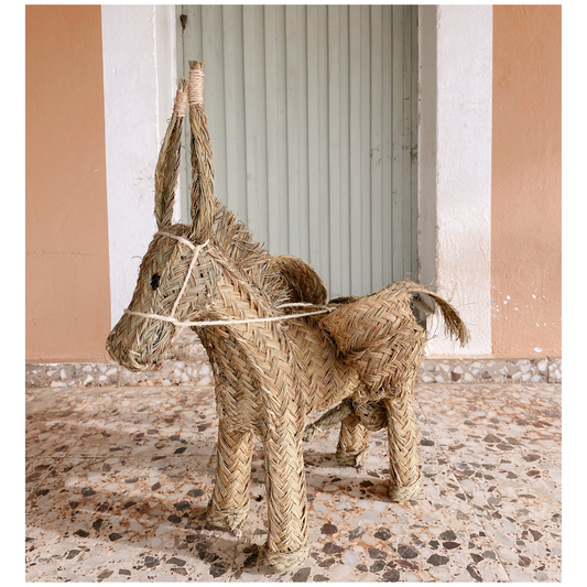 Burro de esparto artesanal