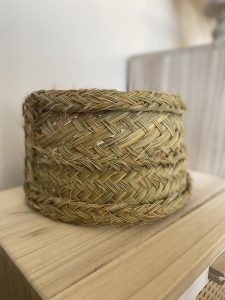 Aplique de pared de esparto