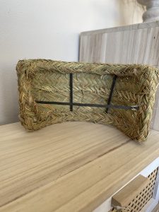 Aplique de pared de esparto