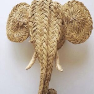 Cabeza de elefante de esparto