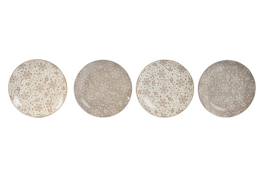 Vajilla Dorea - set de 4 platos postre