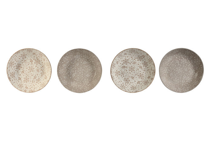 Vajilla Dorea - set de 4 platos hondos