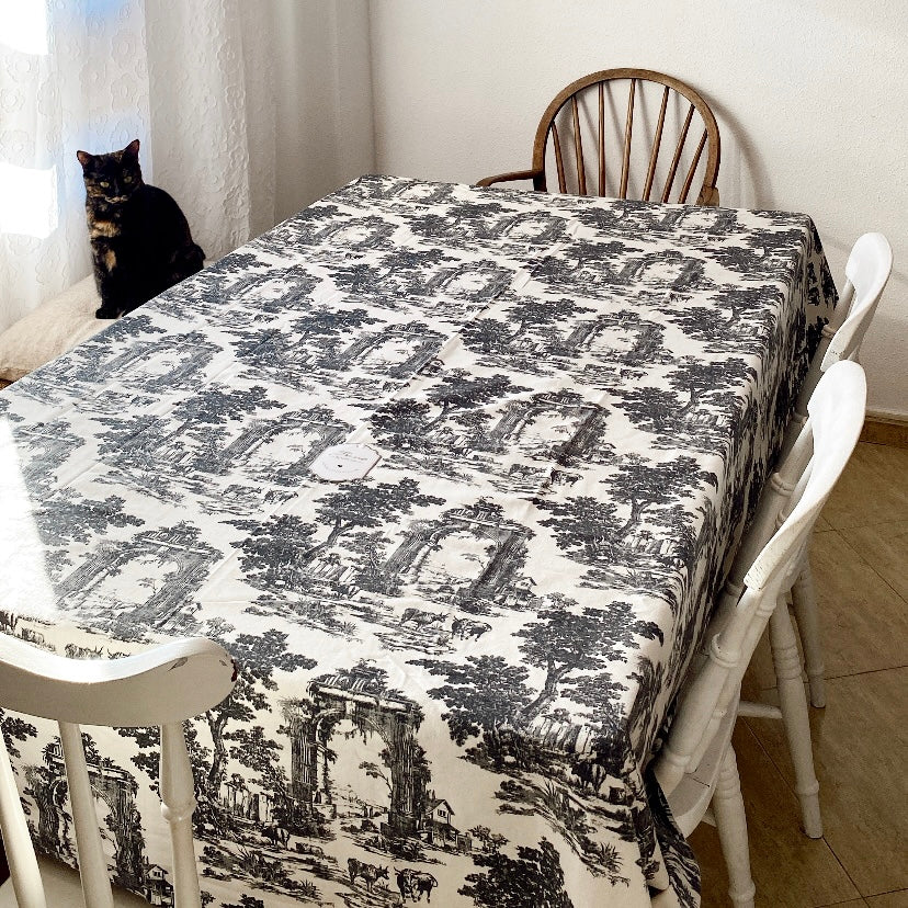 Mantel toile clásico - Blanc Mariclo´