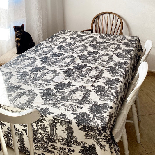 Mantel toile clásico - Blanc Mariclo´
