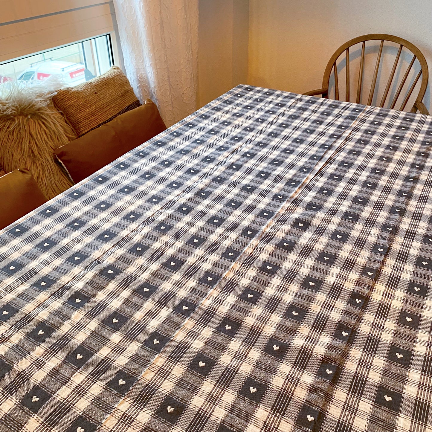 Mantel cuadros - Blanc Mariclo´