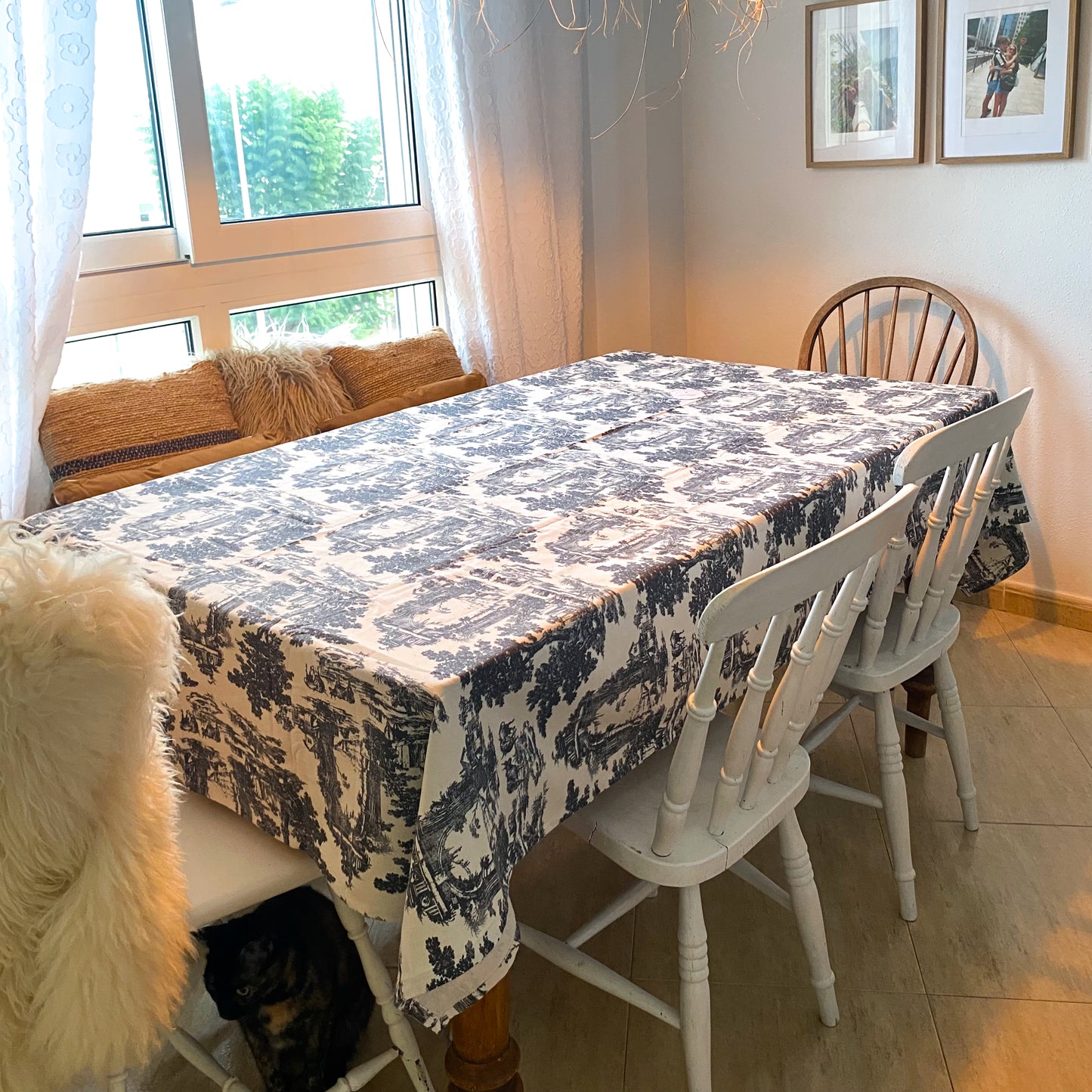 Mantel toile clásico - Blanc Mariclo´