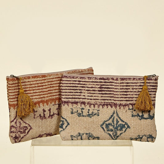 Bolso Pochette yute Mediterráneo