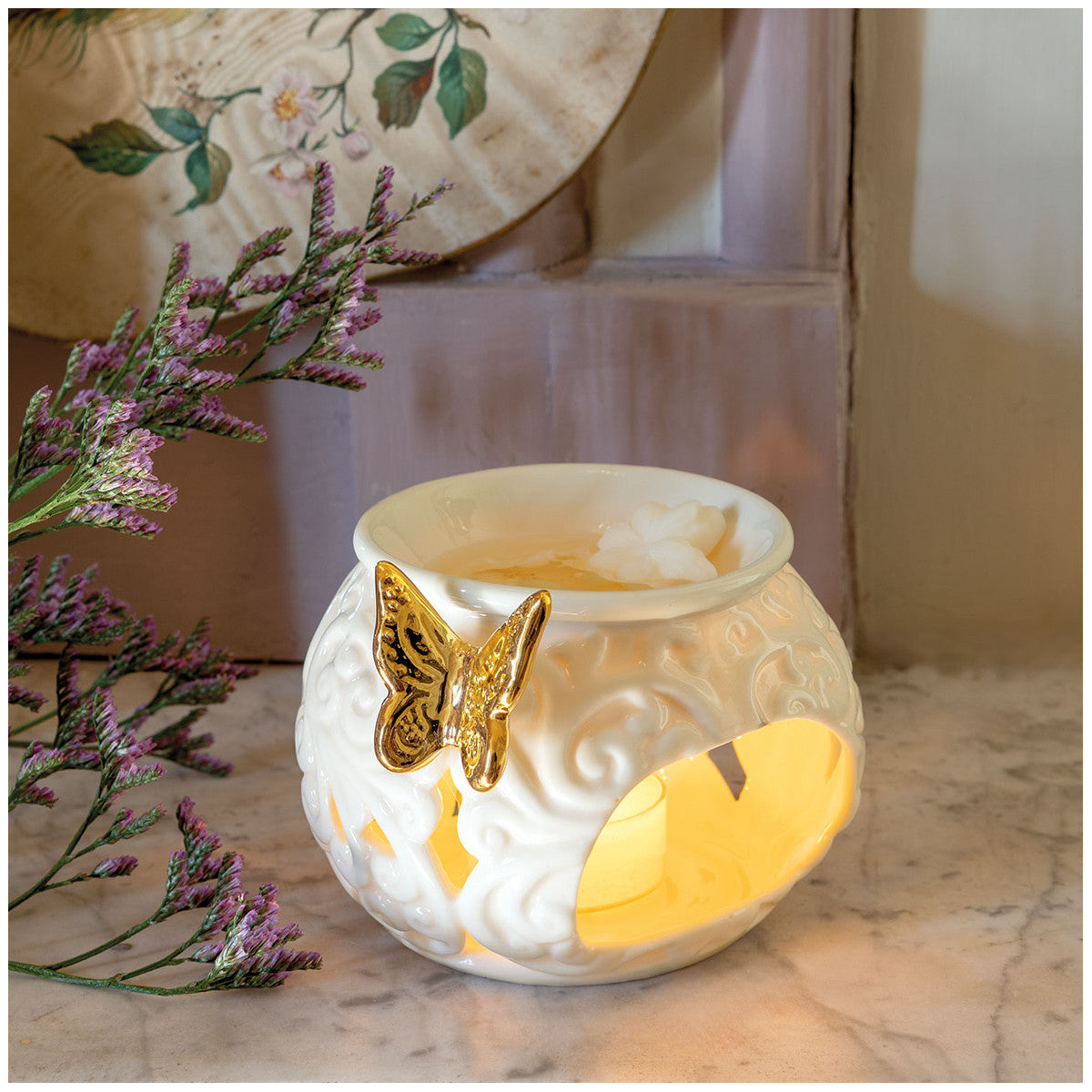 Quemador de ceras Mariposa