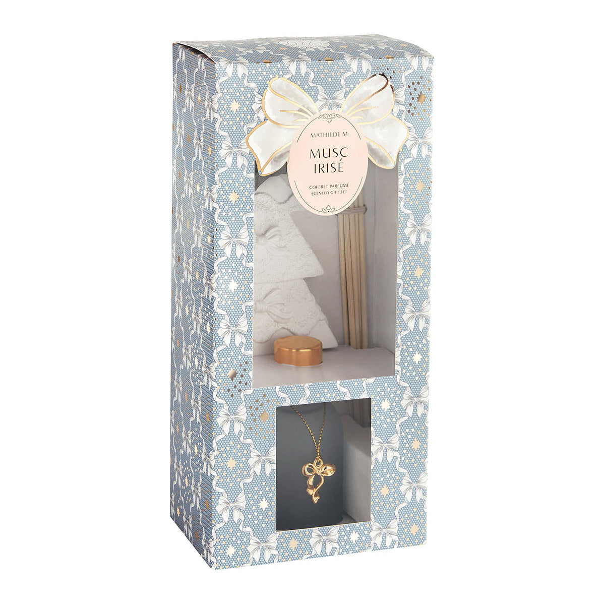 Set difusor de fragancias Party Ribbons  y pieza de decoración perfumada