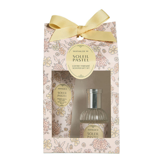 Set eau de toilette 30 ml y bálsamo de manos Velours - Soleil Pastel