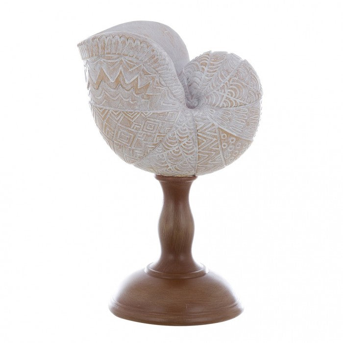 Decoración concha con pedestal