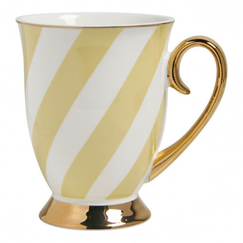 Taza Mug Madame de Récamier con rayas pastel