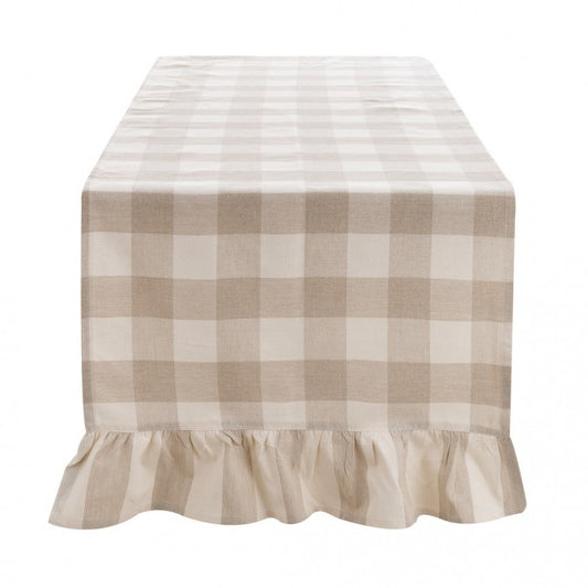 Camino de mesa con volante Lina