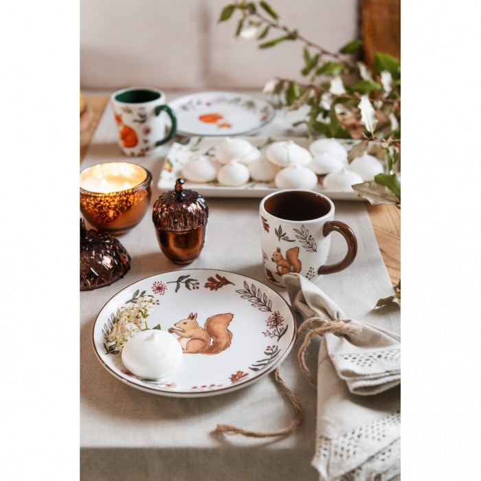 Juego de dos platos de postre